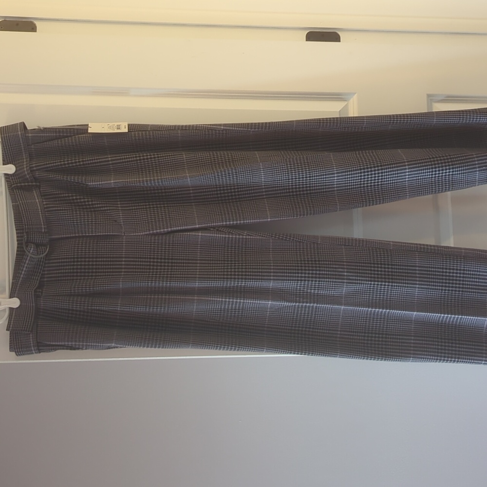 Plaid dress pants